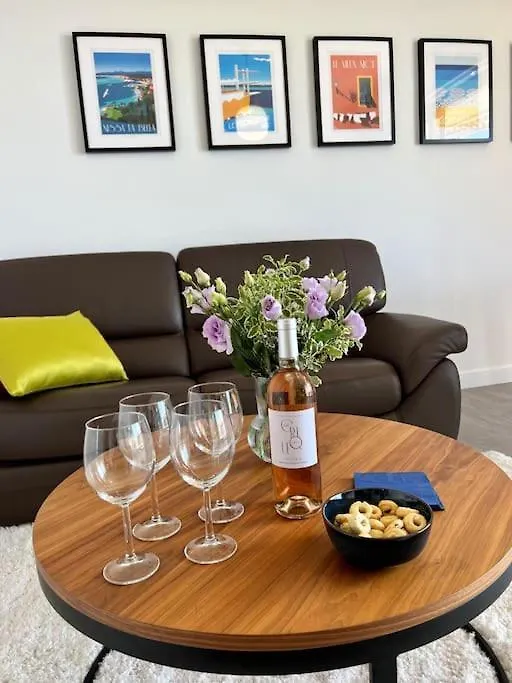 Daire Magnifique Appartement Vue Mer Nice Fransa